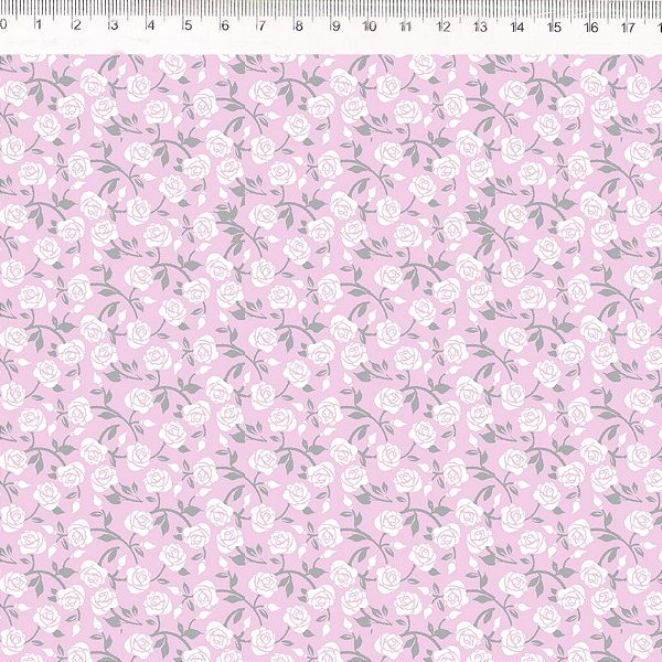 Tecido Floral Calico Rosa 30606C03 (50x150)