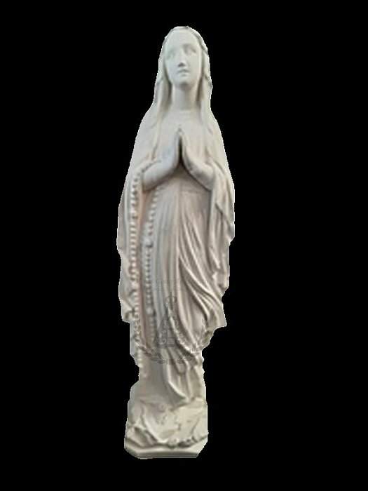 Nossa Senhora de Lourdes Pó de Mármore 60 cm