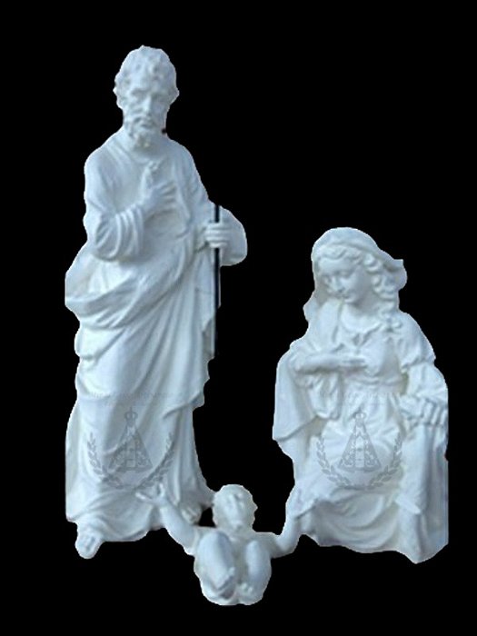 Sagrada Família do Presépio Pó de Mármore 100 cm