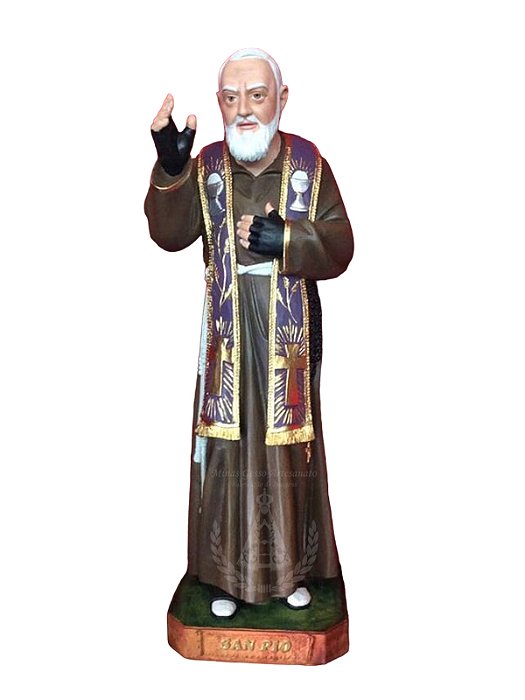 São Padre Pio Resina 90 cm