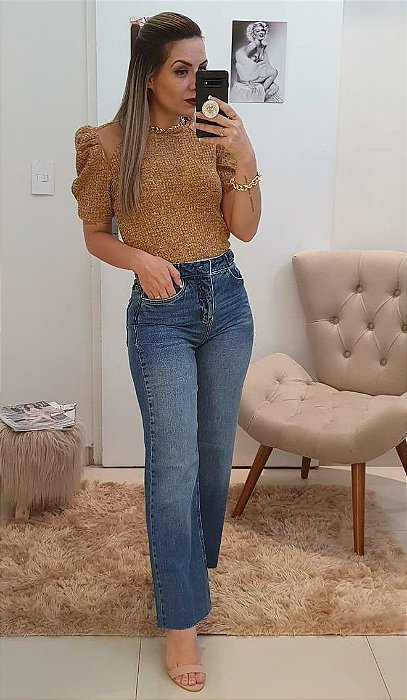 calça jeans straight