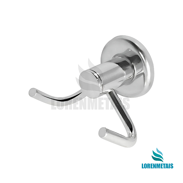 Cabide de parede gancho duplo para banheiro - 29002