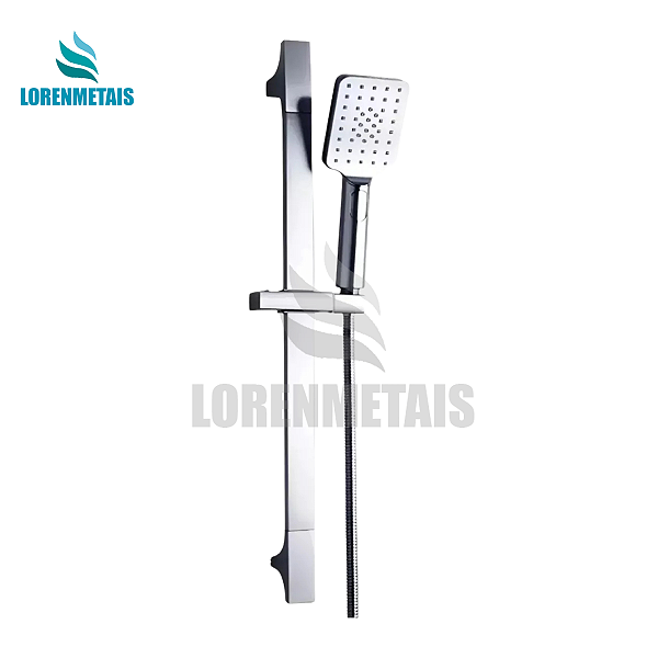 Ducha com Barra Deslizante Cromada 60cm - 13608