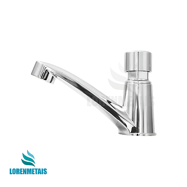 Torneira Automática Fabricada em abs cromado para lavatorio - 13998