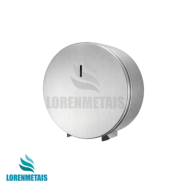 Porta Papel Higiênico com Trava 400m Inox escovado com Trava e Chave Allen - 13238