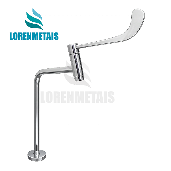 Torneira Clínica de mesa Alavanca Clínica 27cm 45° em metal reforçado - 13245