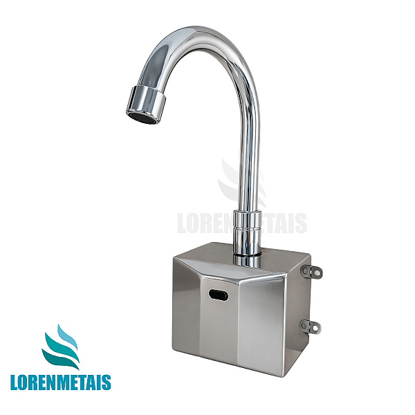 Torneira automática com sensor em aço inox - Loren TP100i - 35004