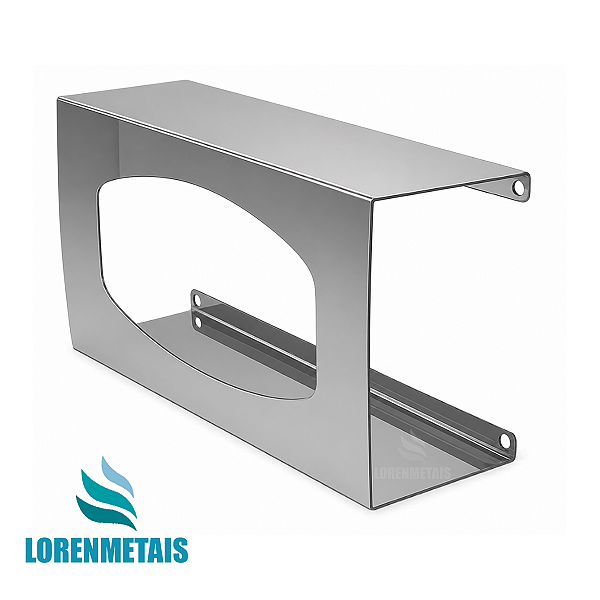 Suporte Porta Luvas Fabricado em Aço inox Polido - 13689