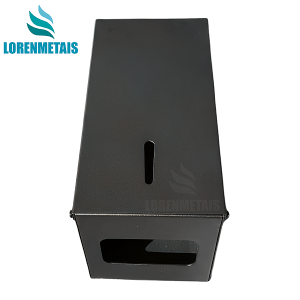Toalheiro Cai Cai em Aço Reforçado Pintura Eletrostática Preto - 12869