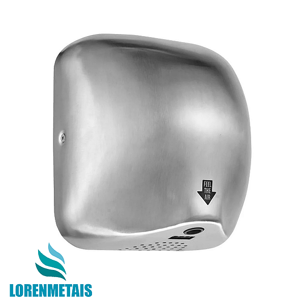 Secador De Mãos Automático Parede Aço Inox Banheiro - 39005