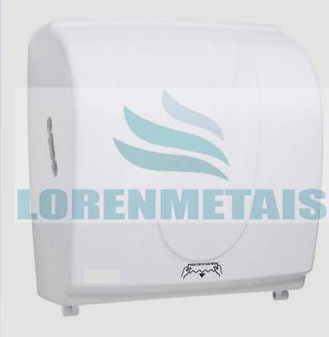 Toalheiro Dispenser de Papel Toalha Bobina Auto corte Compacto ABS - 8001