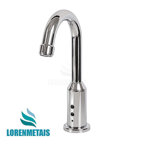 Torneira com Sensor Bivolt ou Pilhas Bica Fixa Alta - 6005