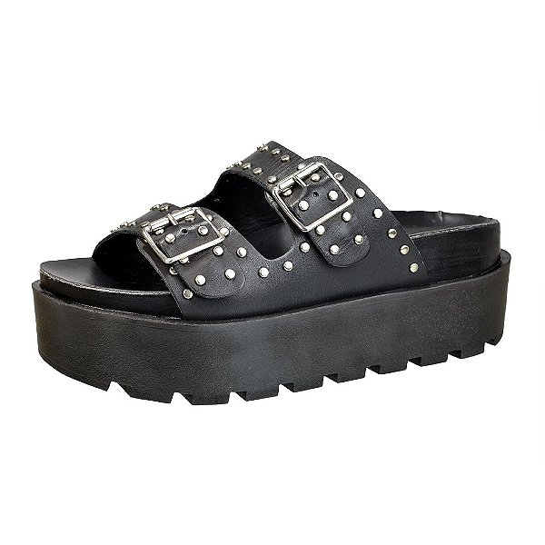Birken Spossi Couro com Cravos