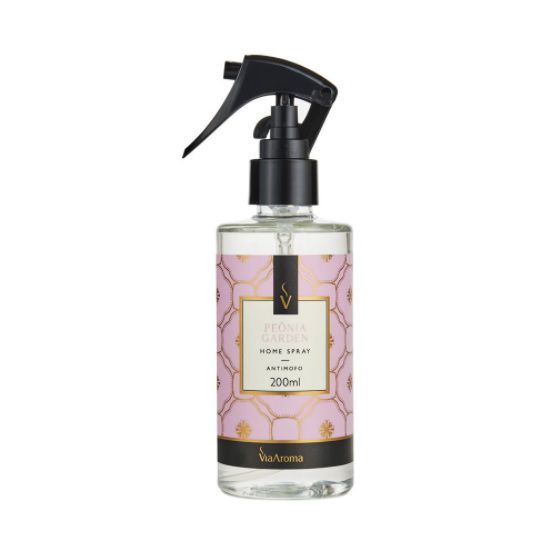 Home spray Via Aroma peônia garden 200 ml - Gizt Shop - Perfumaria para o  lar