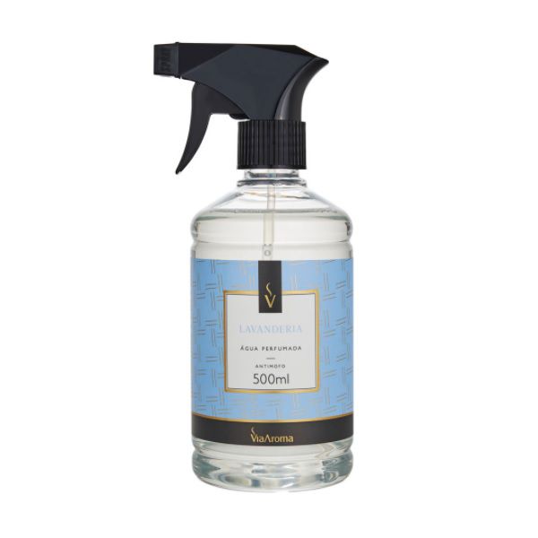 Água perfumada Via Aroma lavanderia 500 ml