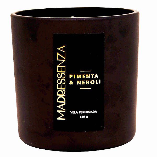 Vela perfumada Madressenza pimenta e neroli 160 g