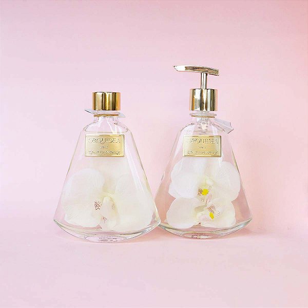 Kit Difusor de aromas e sabonete líquido Dani Fernandes orquídea 210 ml
