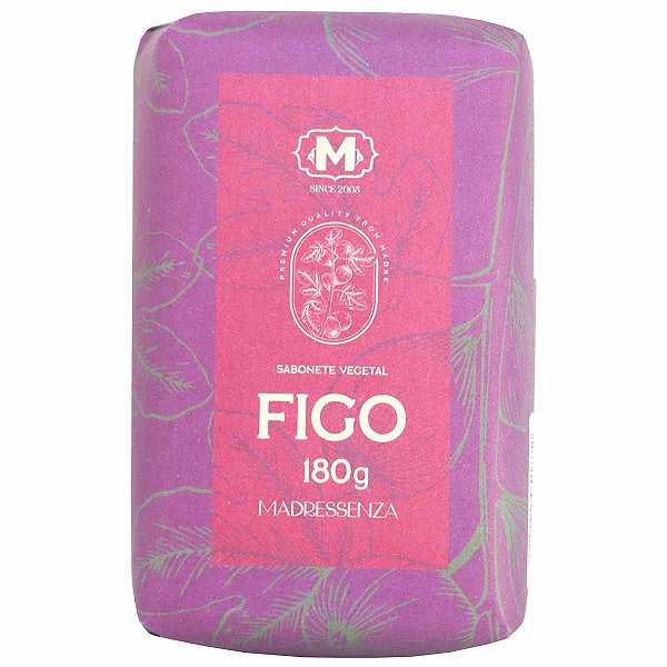 Sabonete barra Madressenza figo 180 g