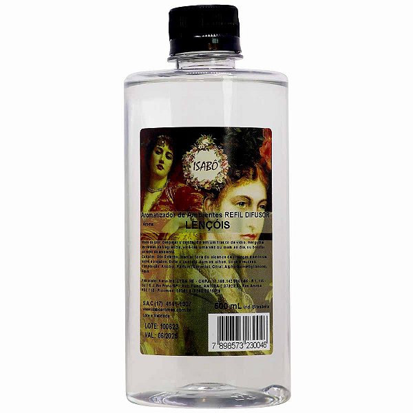 Refil difusor de aromas Isabô lençóis 500 ml