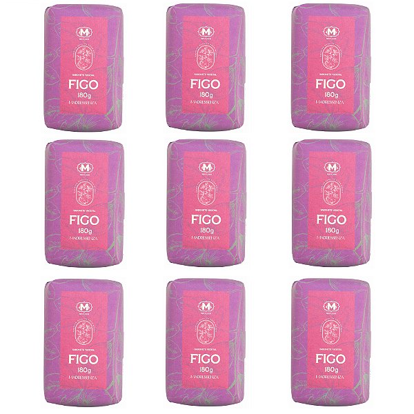 Sabonete barra Madressenza figo 180 g - 9 unidades
