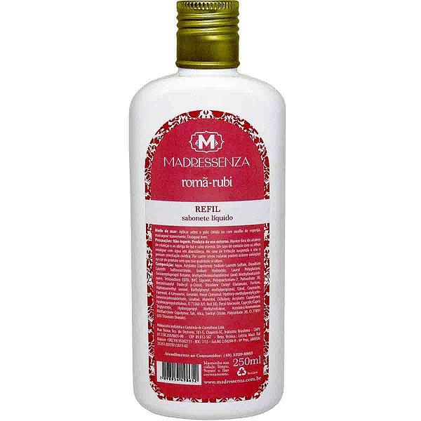 Refil difusor de aromas Madressenza romã rubi 250 ml