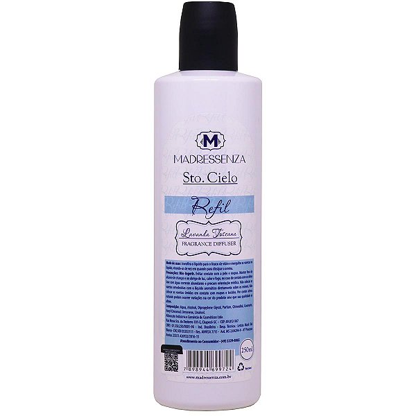 Refil difusor de aromas Madressenza lavanda toscana 250 ml