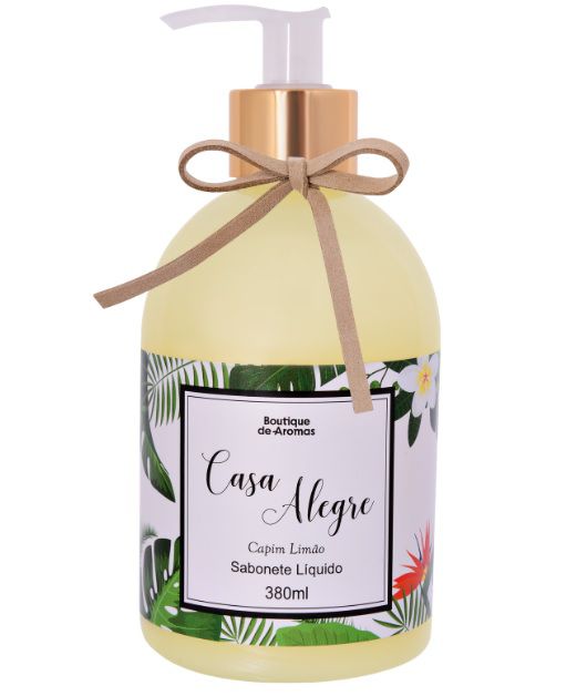 Sabonete líquido Boutique de Aromas capim limão 380 ml