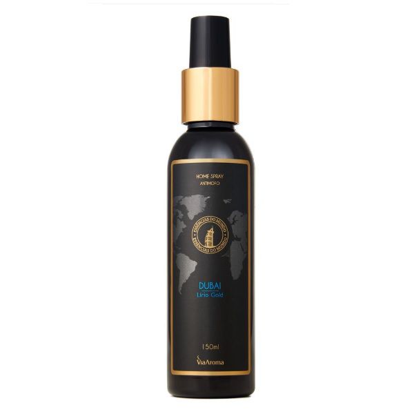 Home Spray Via Aroma Dubai lírio gold 150 ml