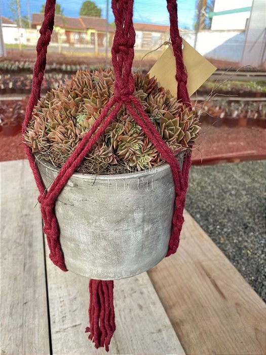Suporte macrame Tânia