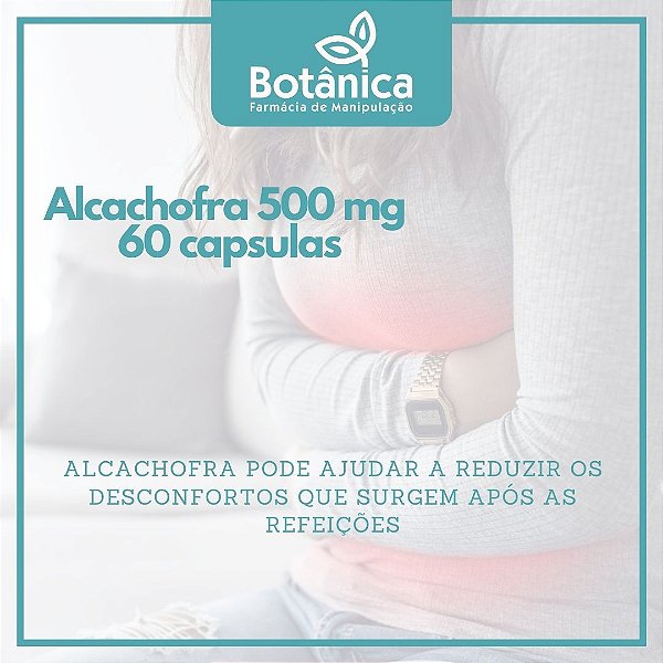 Alcachofra 500 mg 60 capsulas