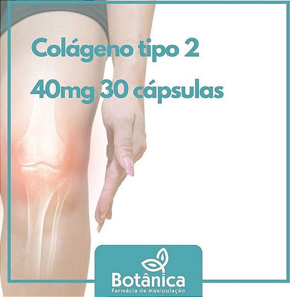 Colágeno tipo 2 40mg 30 cps