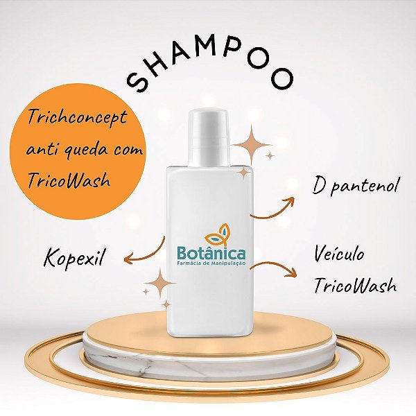 Shampoo TrichoConcept Anti Queda com Kopexil e D pantenol 150ml