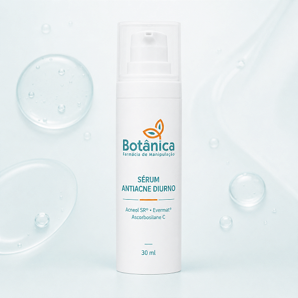 Sérum Antiacne Diurno com Acneol SR®, Evermat® e Ascorbosilane C – 30ml