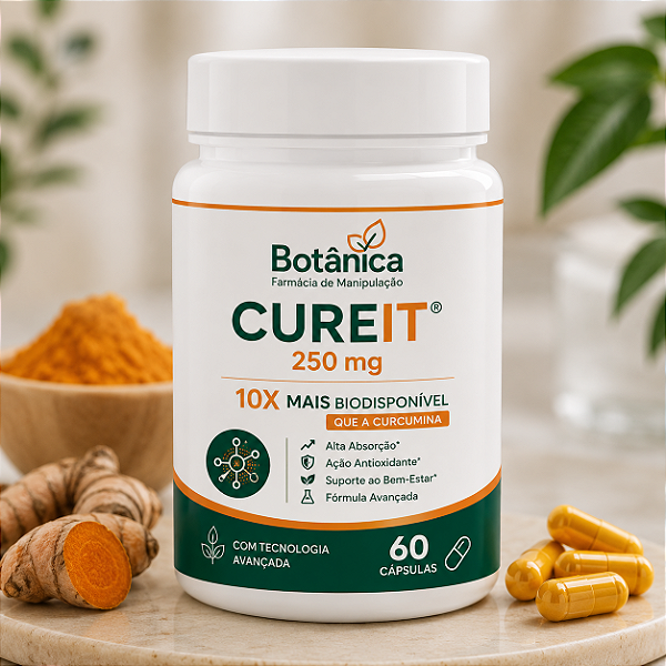 Cureit 250mg - 10X Mais Biodisponível que a Curcumina 60 cápsulas