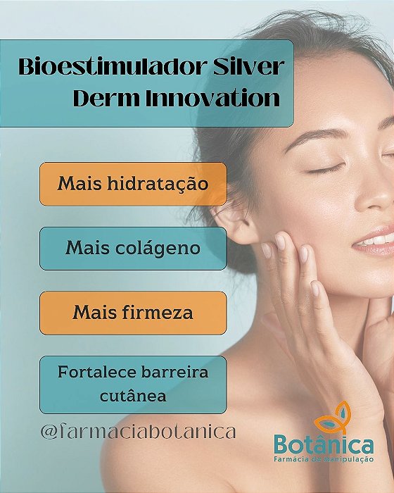 Bioestimulador Silver Derm Innovation Com SYNCHROLIFE, MATRIXYL, ECODERMINE e IGF 30g