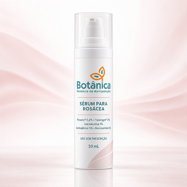 Sérum para Rosácea com Ivermectina, Rosavin® e Telangyn® – 30 mL