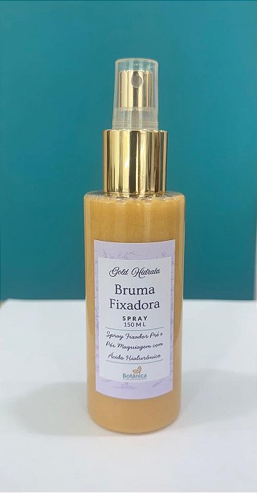 Bruma Fixadora Gold Hidrata Pré e Pós Maquiagem com Ácido Hialurônico 150ml