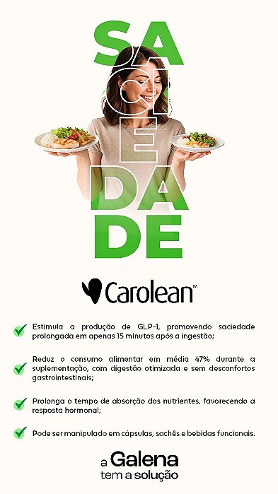 Carolean 1g Controle da Fome e Saciedade