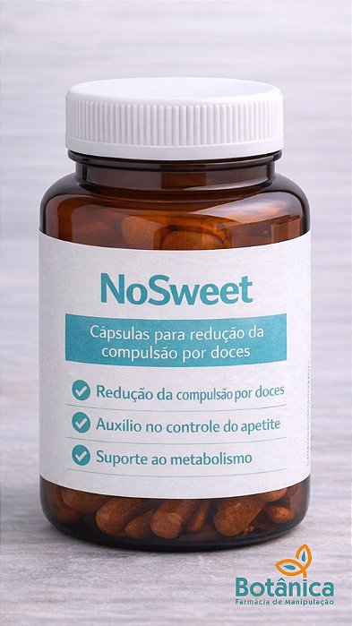 NoSweet - Cápsulas Para Redução da Compulsão Por Doces