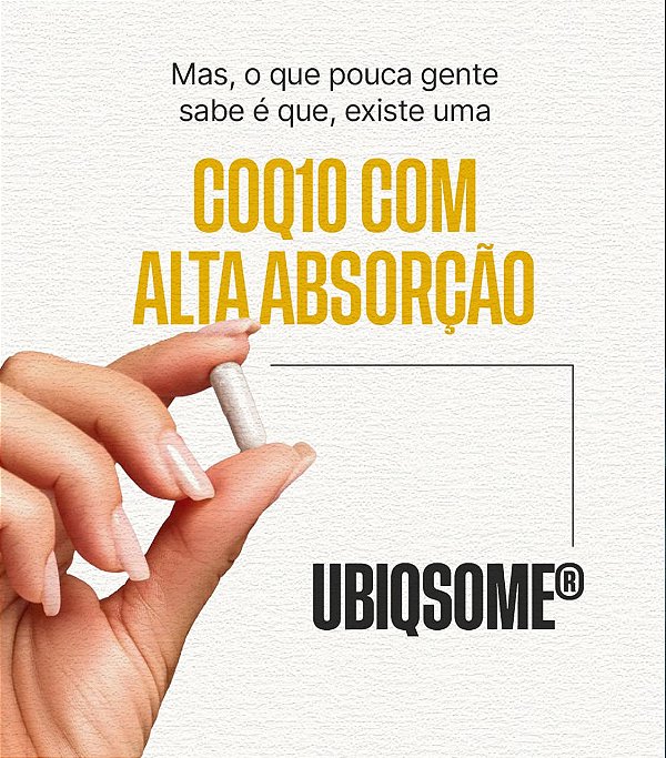 UbiQsome 100mg 30 cápsulas (Coenzima Q10 biodisponível)