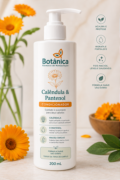 Calêndula & Pantenol – Condicionador 200 mL