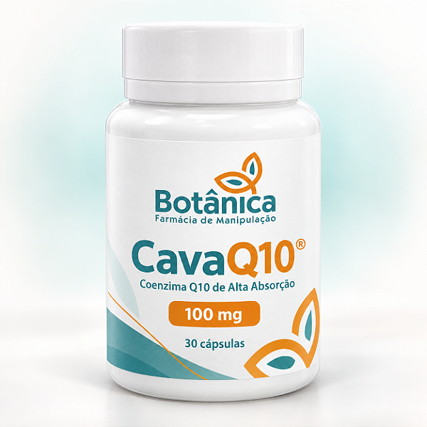 CavaQ10® Coenzima Q10 de Alta Absorção 100 mg | 30 Cápsulas