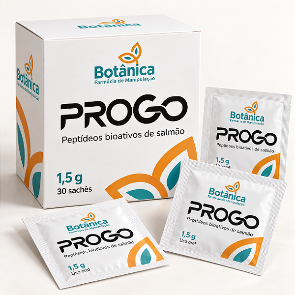 ProGo® 1,5 g | Peptídeos Bioativos de Salmão | 30 Sachês