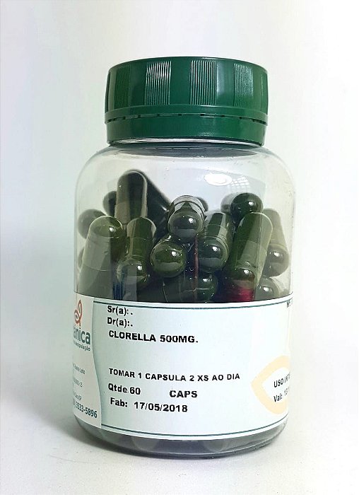 Clorella 500mg 60 cápsulas