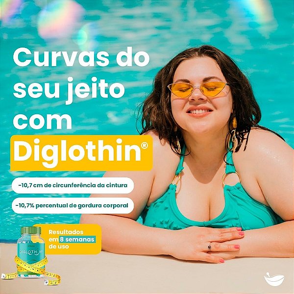 Diglothin 200mg 60 cápsulas - emagrecedor