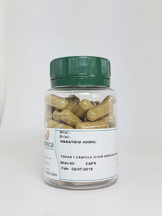 Meratrim 400mg 60 cápsulas - Emagrecedor