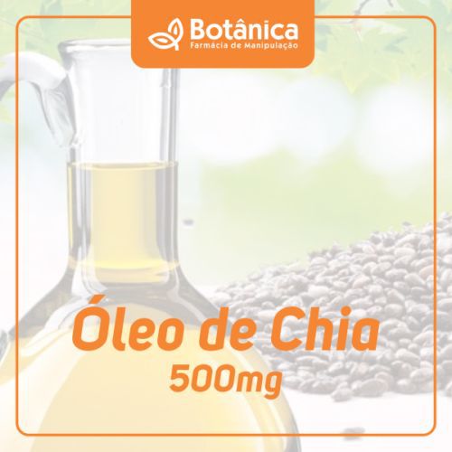 Óleo de Chia 500mg 60 cápsulas