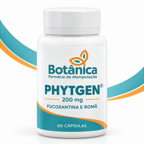 Phytgen® 200 mg com Fucoxantina e Romã – 60 Cápsulas