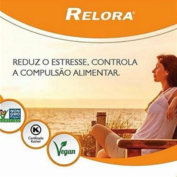 Relora 250mg - DIMINUI A COMPULSÃO ALIMENTAR E ANSIEDADE CAUSADAS PELO ESTRESSE