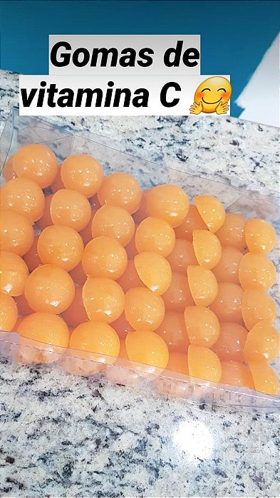 Gomas de Colágeno com Vitamina C 1g 30un